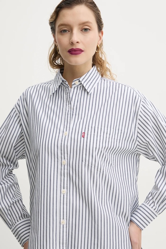 Bavlnená košeľa Levi's HARLIE NEW BF SHIRT sivá 001HM