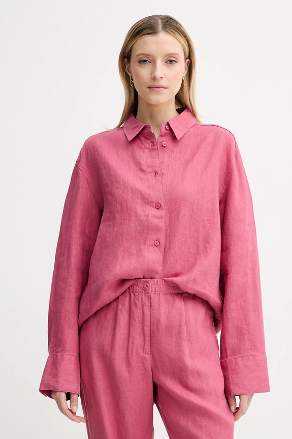 Samsoe Samsoe len ing SANOT hosszú rózsaszín F25100015