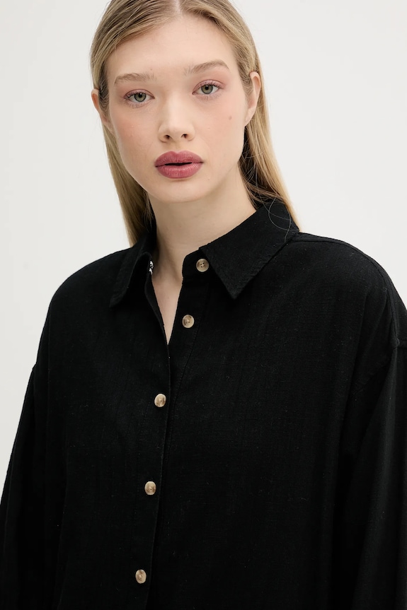 Superdry camicia in cotone nero W4010470A.02A