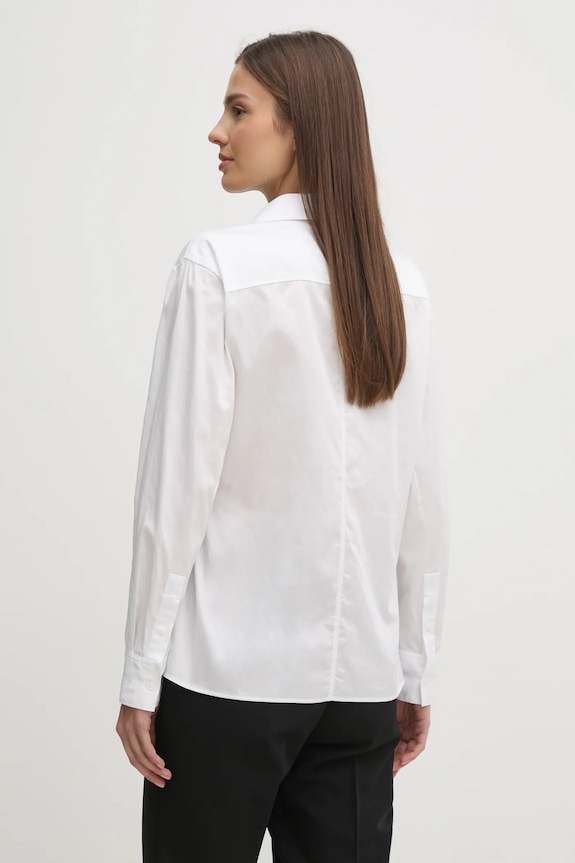 Îmbrăcăminte Calvin Klein camasa din bumbac K20K208226 alb