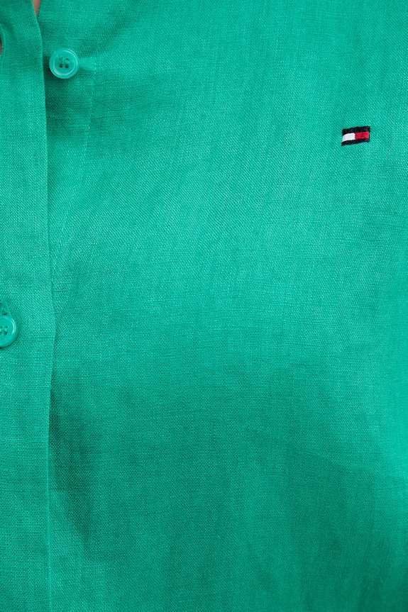 Tommy Hilfiger Cămașă de femei de in WW0WW44679 verde