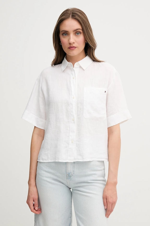 Tommy Hilfiger len ing len bézs WW0WW44720