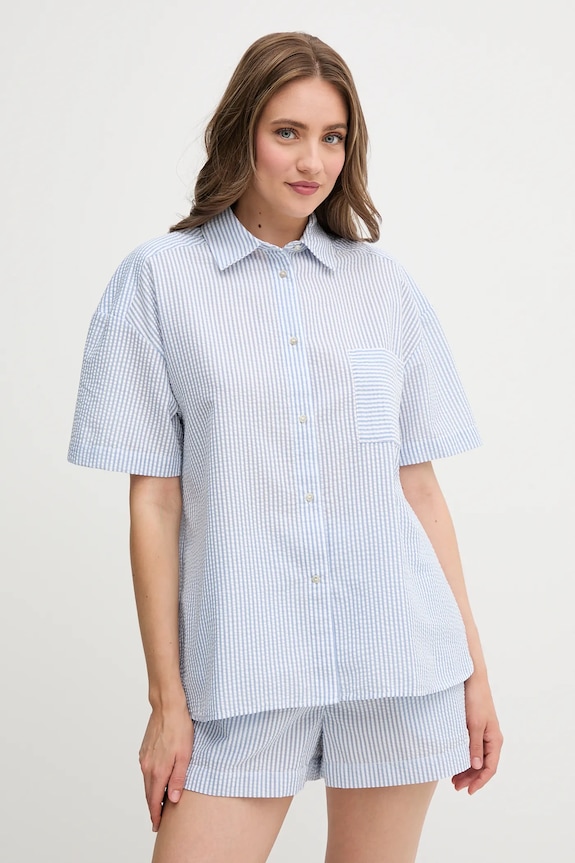 Πουκάμισο Tommy Hilfiger casual μπλε UW0UW05866