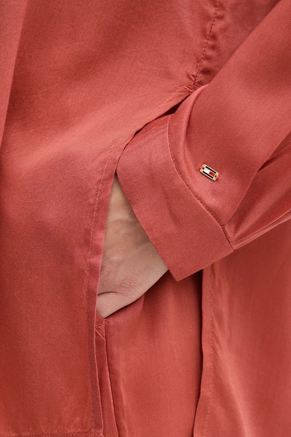 Košulja Tommy Hilfiger UW0UW05952 narančasta