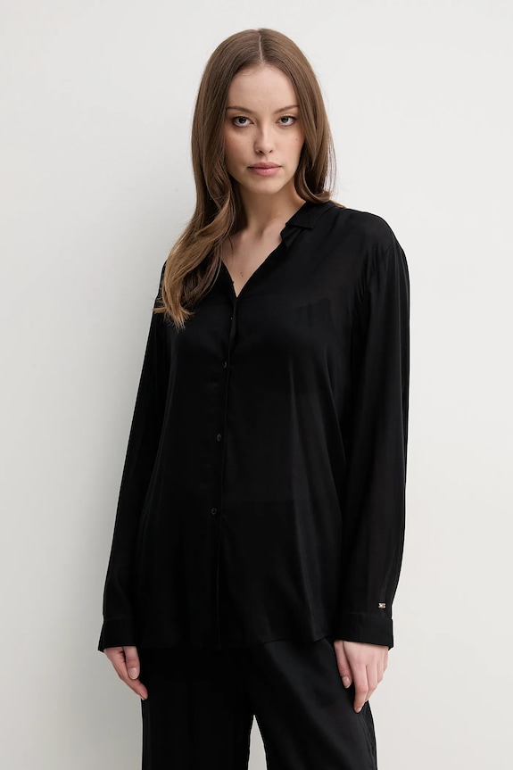 Tommy Hilfiger koszula regular czarny UW0UW05952