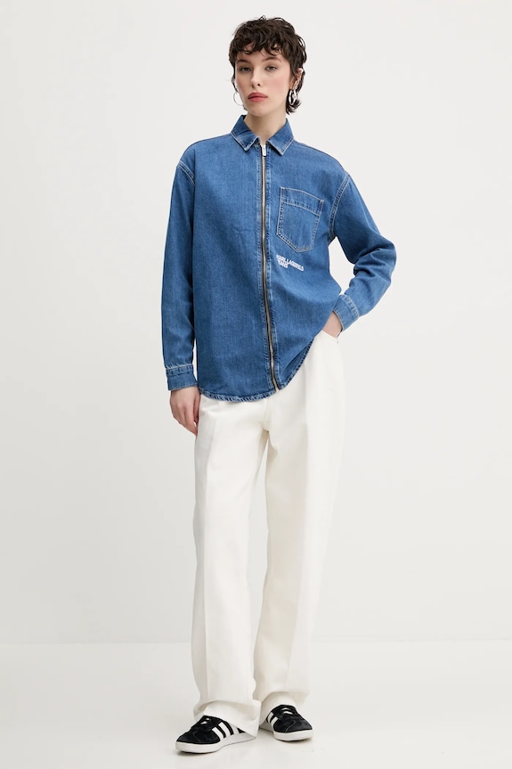 Karl Lagerfeld Jeans farmering A2W11020 kék SS25