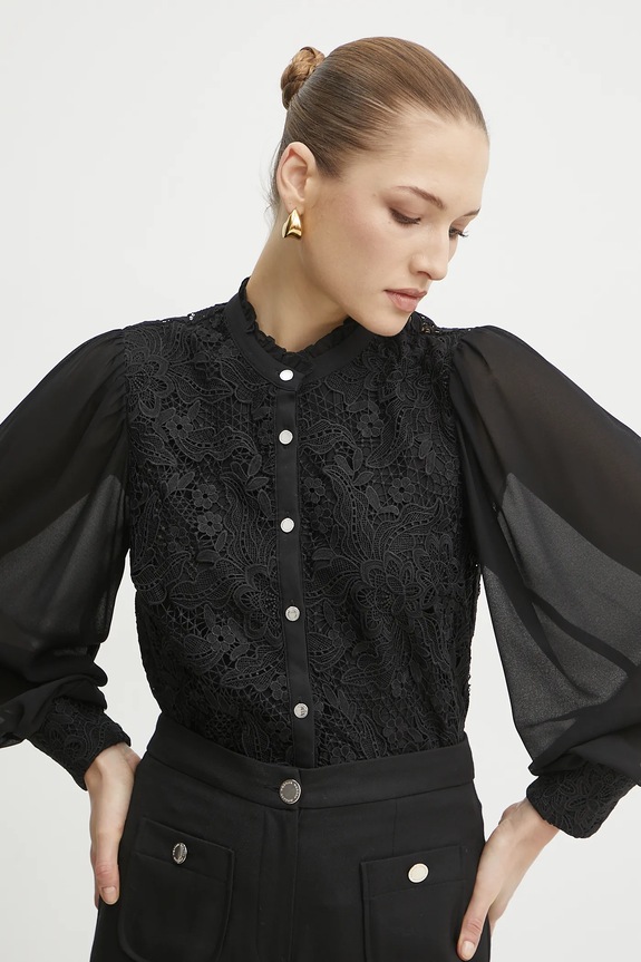 Πουκάμισο Morgan CISLO μαύρο CISLO