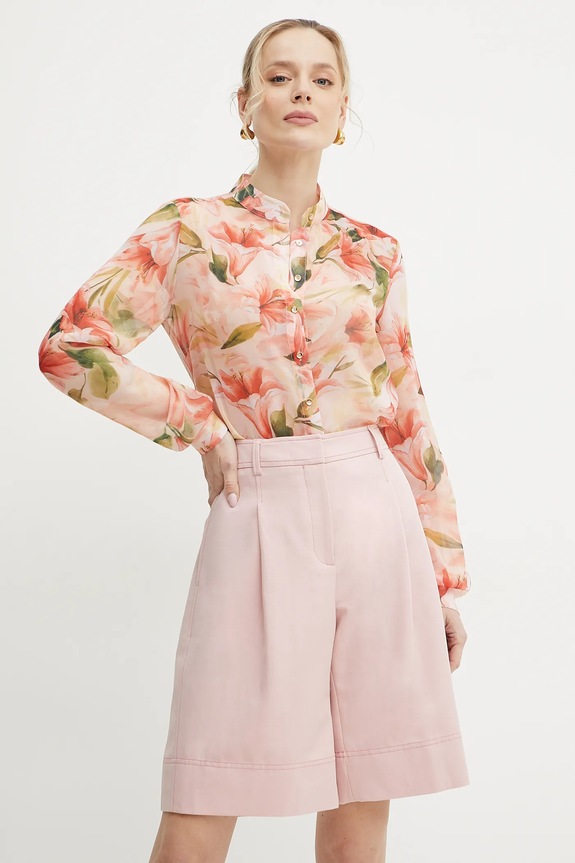 Πουκάμισο Fracomina κανονικό ροζ FS25ST6010W428K9