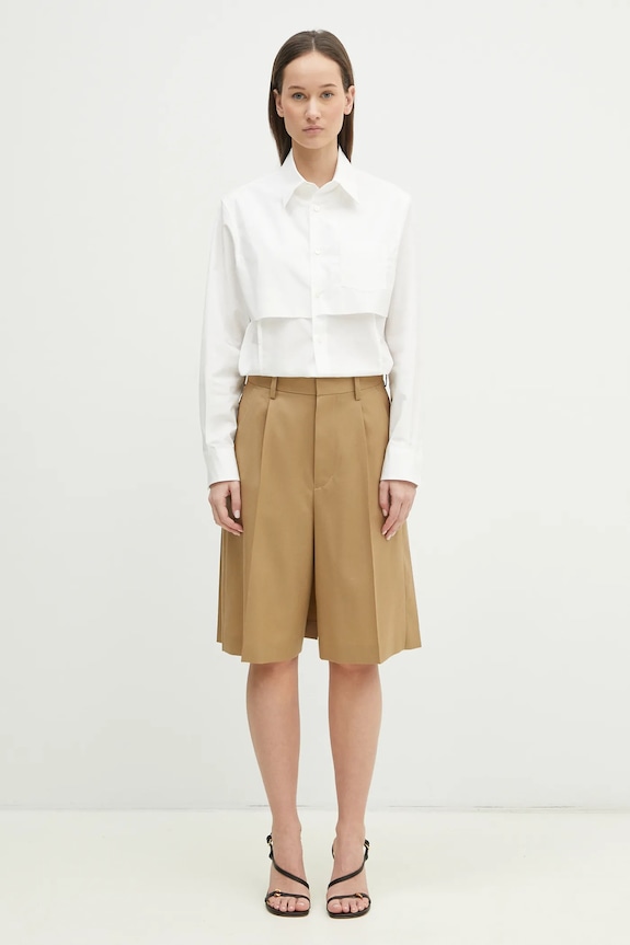 Undercover camasa din bumbac Shirt UP1E1403 alb