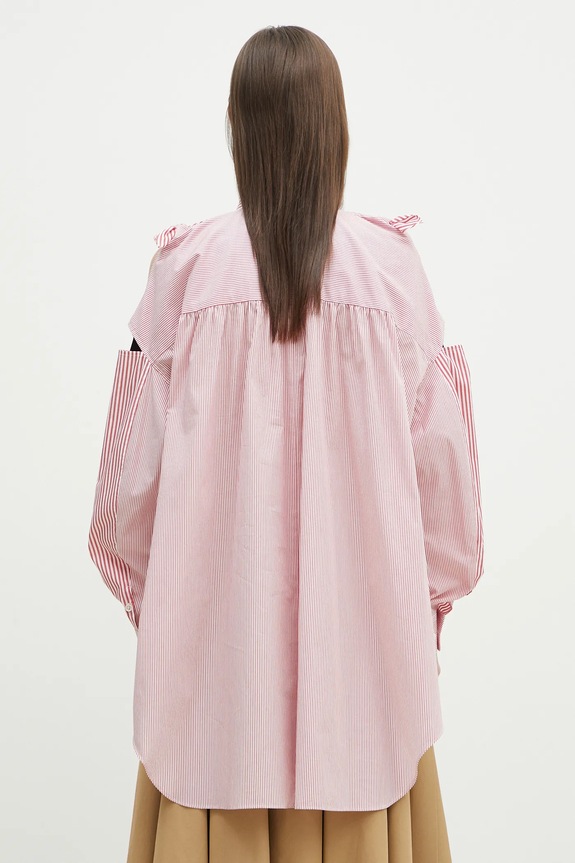 Одежда Хлопковая рубашка Undercover Shirt UP1E1405 красный