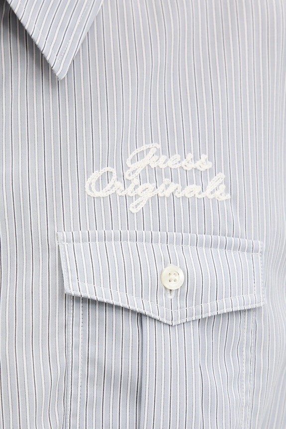 Хлопковая рубашка Guess Originals W5GH0M.WH7Q1 голубой