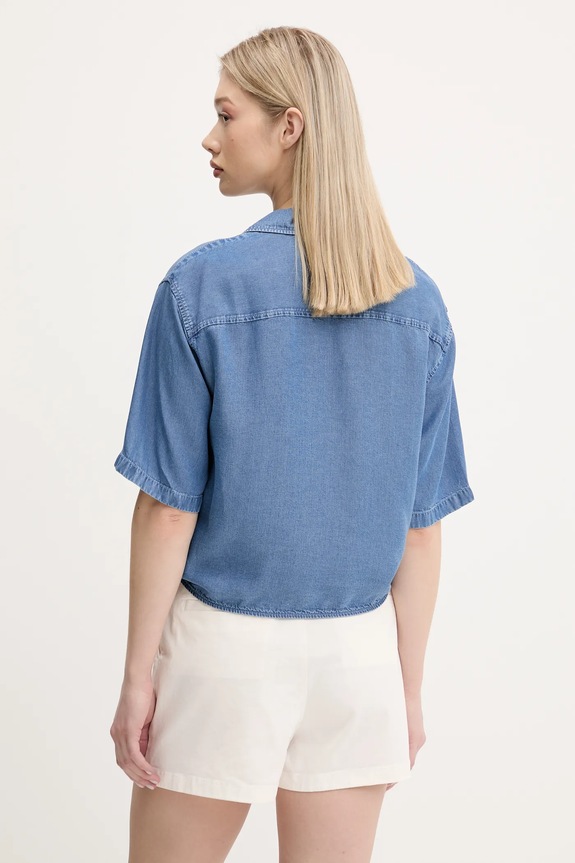 Oblačila Srajca Tommy Jeans DW0DW20603 modra