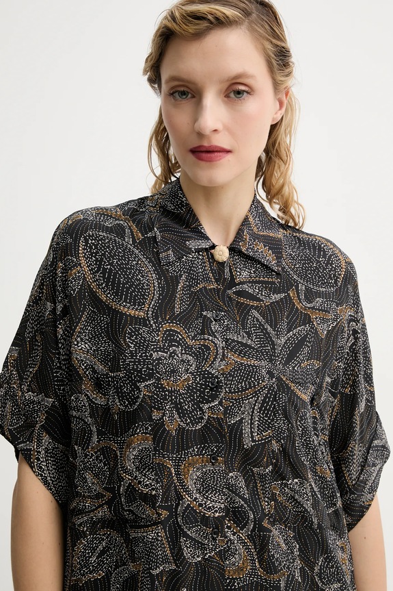 Πουκάμισο Sessun μαύρο 25210049