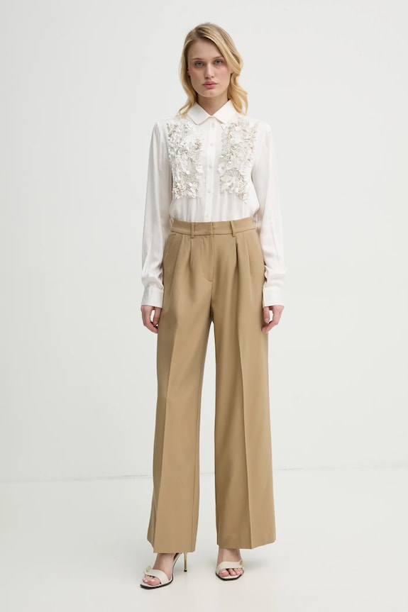 Košile Bruuns Bazaar BBW4374 béžová SS25