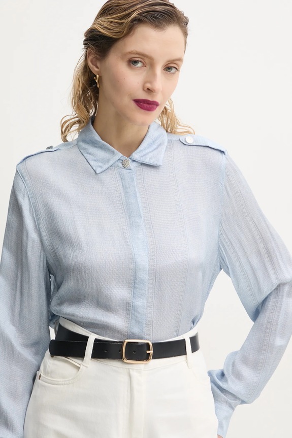 Košulja Bruuns Bazaar casual plava BBW4410