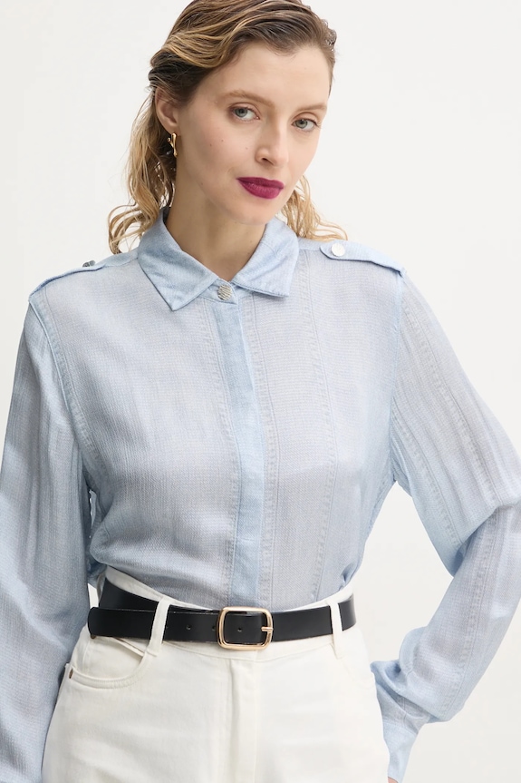 Košulja Bruuns Bazaar casual plava BBW4410