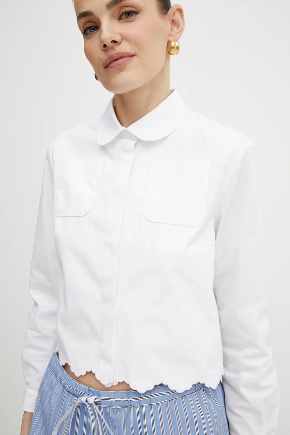 Patou camicia in cotone bianco BL0380017