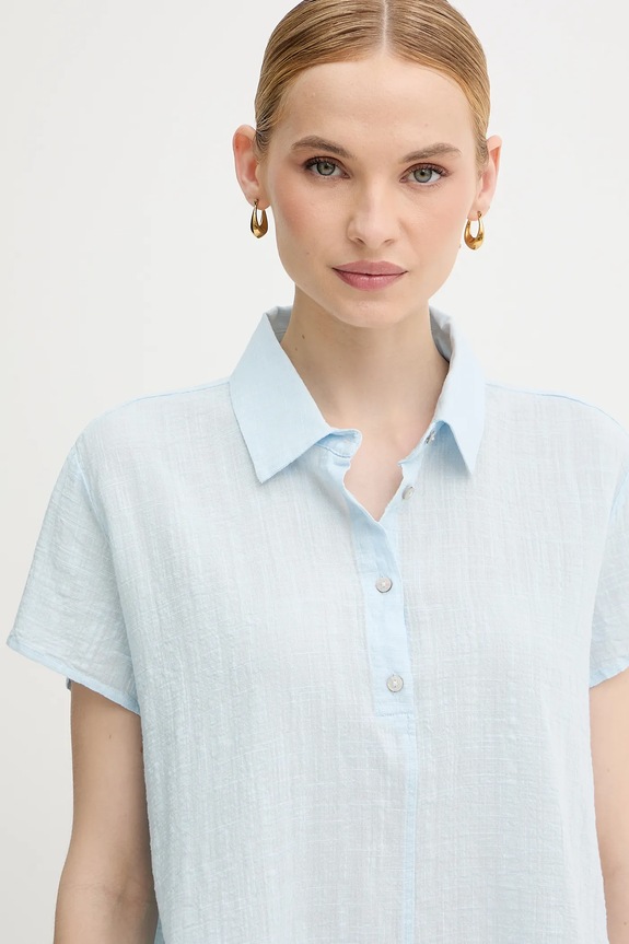 United Colors of Benetton bluzka niebieski 5ONVDQ0BQ