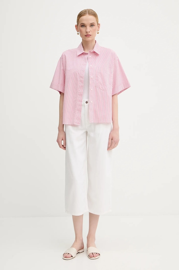 Košeľa United Colors of Benetton 5SZRDQ0C0 ružová SS25