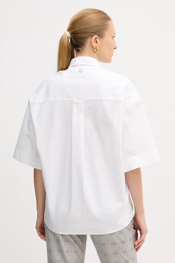 Odzież Kenzo koszula bawełniana FF52CH2589LB.01 biały