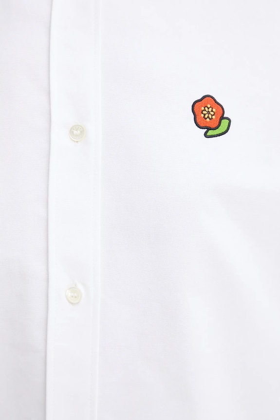 Kenzo koszula bawełniana FF52CH2649LO.01 biały