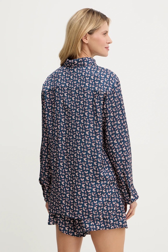 Îmbrăcăminte A.P.C. cămașă Chemise Gabrielle VIALN.F12607 bleumarin