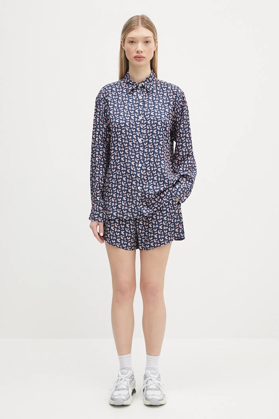 A.P.C. camicia Chemise Gabrielle VIALN.F12607 blu navy