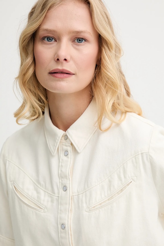 Levi's camicia di jeans RINOA CAMP SHIRT beige 001SL