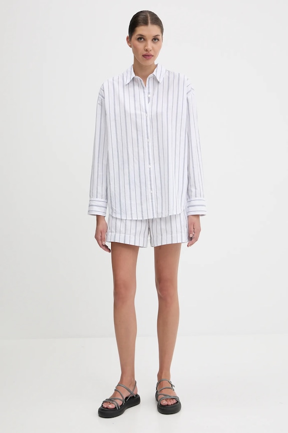 Abercrombie & Fitch camicia in cotone KI140.5150.106 bianco SS25