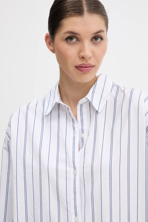 Abercrombie & Fitch camicia in cotone bianco KI140.5150.106