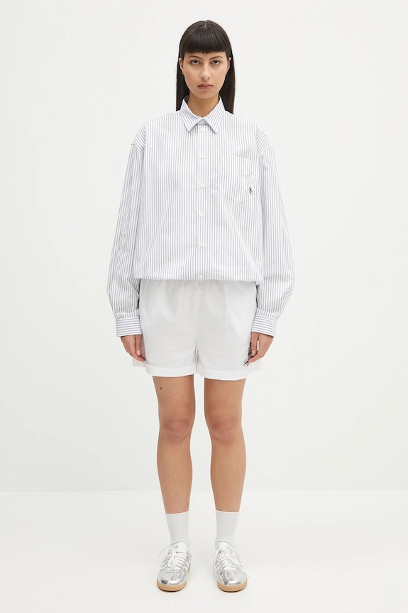 Sporty & Rich koszula bawełniana Src Oversized SI006606302ST02 niebieski