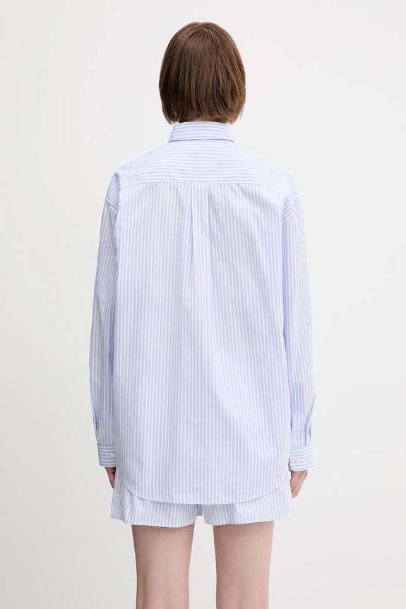 Oblečení Bavlněná košile Sporty & Rich Src Oversized SI006612302ST08 modrá