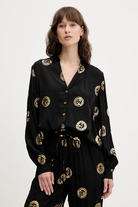 Never Fully Dressed koszula klasyczny czarny NFDTO1755