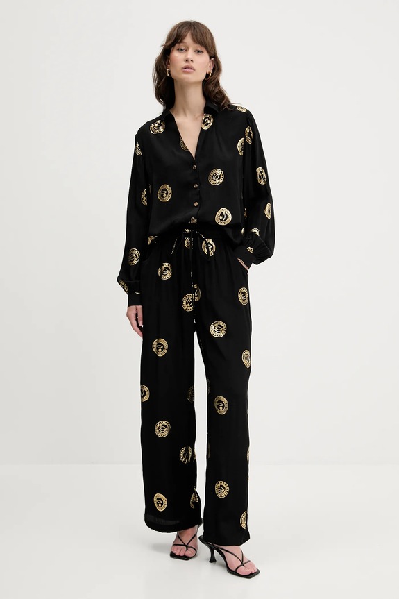 Never Fully Dressed koszula NFDTO1755 czarny SS25