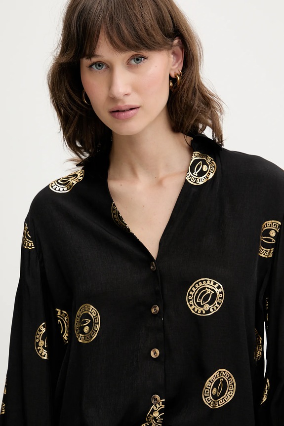 Never Fully Dressed koszula czarny NFDTO1755