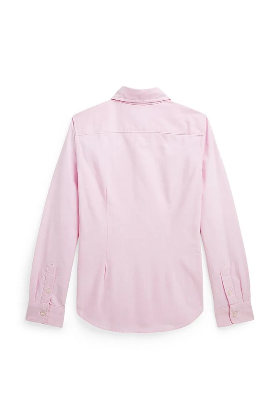 Deklice Otroška bombažna srajca Polo Ralph Lauren 313929954002 roza