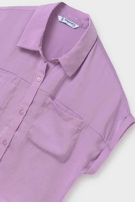 Mayoral camicia per bambini violetto 6147.8E.Junior.PPYA