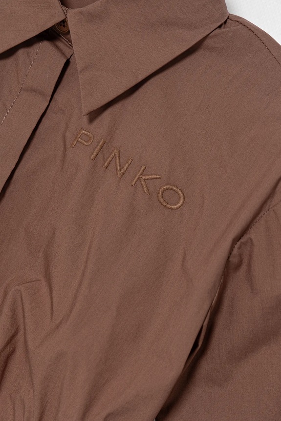 Pinko gyerek ing pamutból barna KFCA004.0.CA101