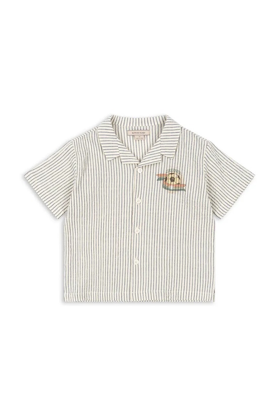 Konges Sløjd cămașă ELLIOT SS SHIRT GOTS KS103069 albastru SS25