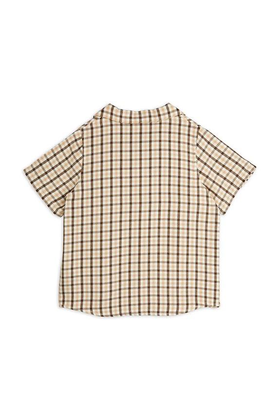 Αγορίστικα Πουκάμισο Mini Rodini Gingham 2522016013 μπεζ