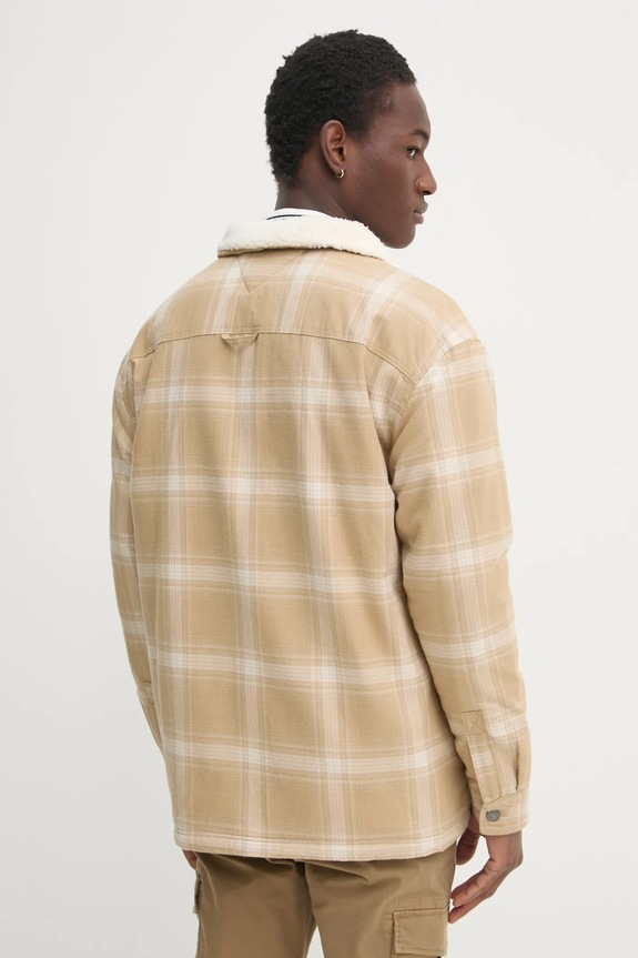 Tommy Jeans rövid kabát bézs DM0DM20241