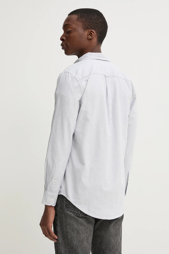 Oblečenie Bavlnená košeľa Tommy Jeans DM0DM20668 sivá