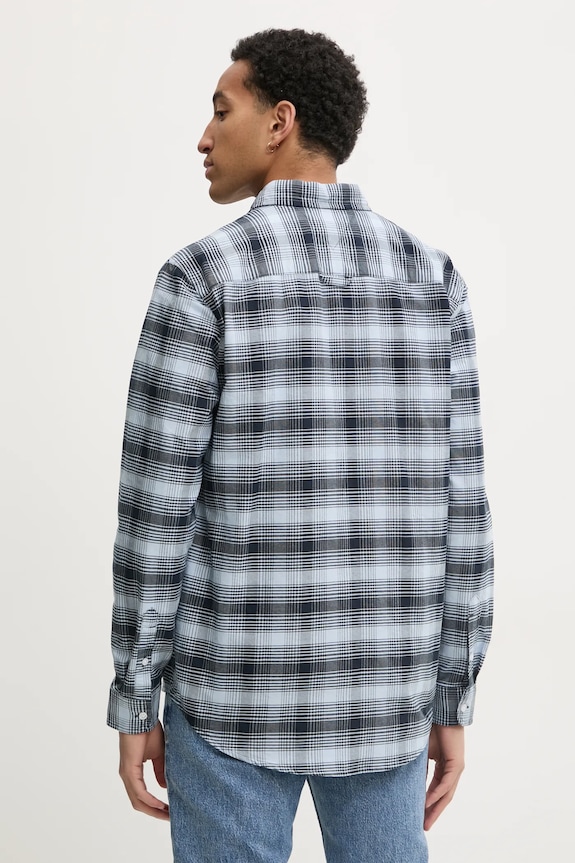 Îmbrăcăminte Tommy Jeans camasa DM0DM21096 bleumarin