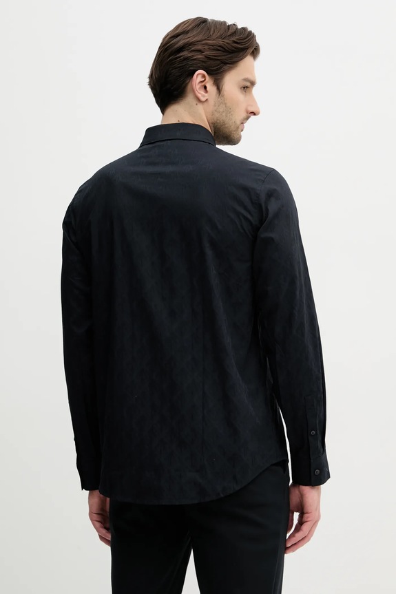 Odjeća Pamučna košulja Armani Exchange XM000197.AF12179 mornarsko plava