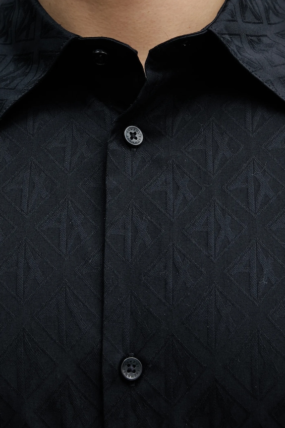 Pamučna košulja Armani Exchange XM000197.AF12179 mornarsko plava