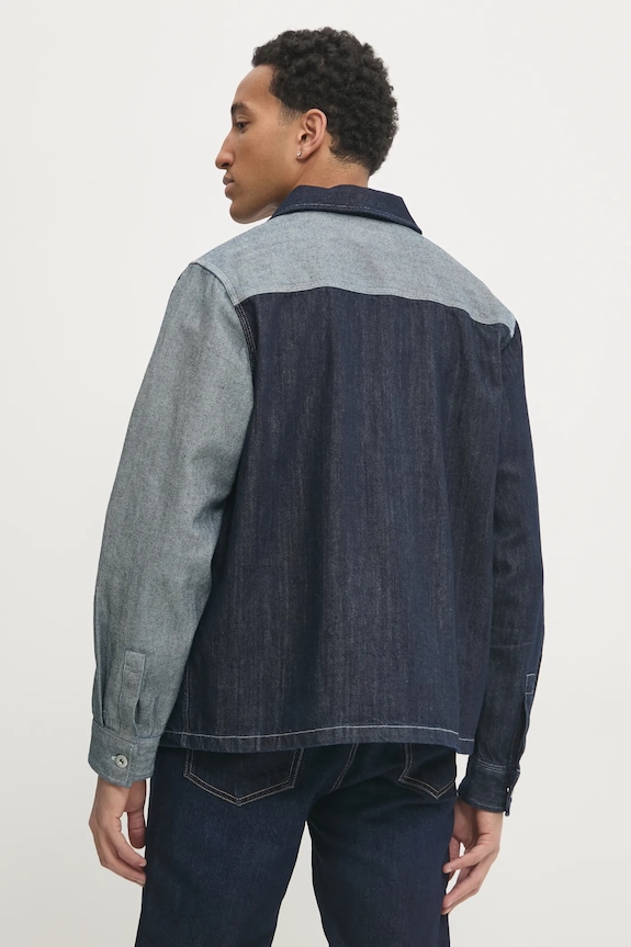 Odzież HUGO Blue koszula jeansowa 50534188 granatowy