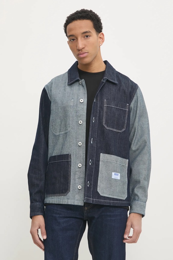 HUGO Blue koszula jeansowa granatowy 50534188