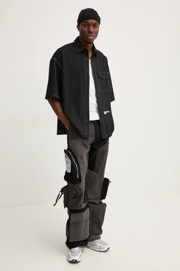 Košile Karl Lagerfeld Jeans A1M16016 černá SS25