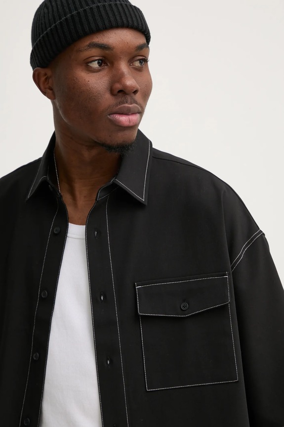 Košile Karl Lagerfeld Jeans černá A1M16016