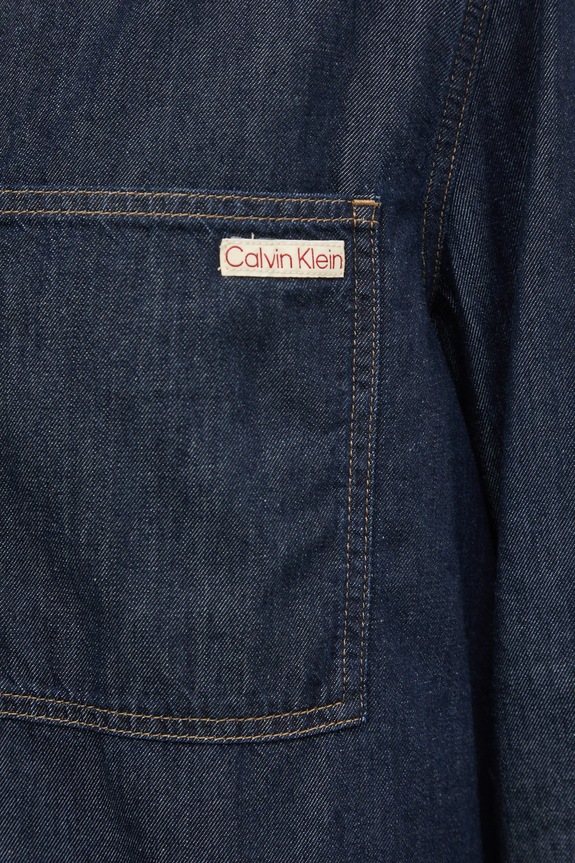 Calvin Klein Jeans koszula J30J326584 granatowy SS25